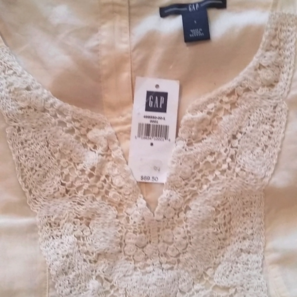 GAP Wonderful Dress  Cotton/Silk Sz S - Picture 2 of 5